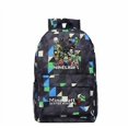 thumbnail image 1 of my world Print Book Bag Capacity Schoolbag for Teenager Boys Girls School Rucksack Primary Children Backpack, 1 of 4