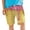 Yellow, variant on Kids Swim Trunks Ice Cream Print Knee Length Swim Shorts Drawstring Quick Dry Boys Swimsuit Beach Surf Vacation