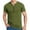 Green, variant on Floenr Mens T Shirts,Men's Plus Size Shirts Solid Color Short Sleeve T-Shirts Button-Up Shirts