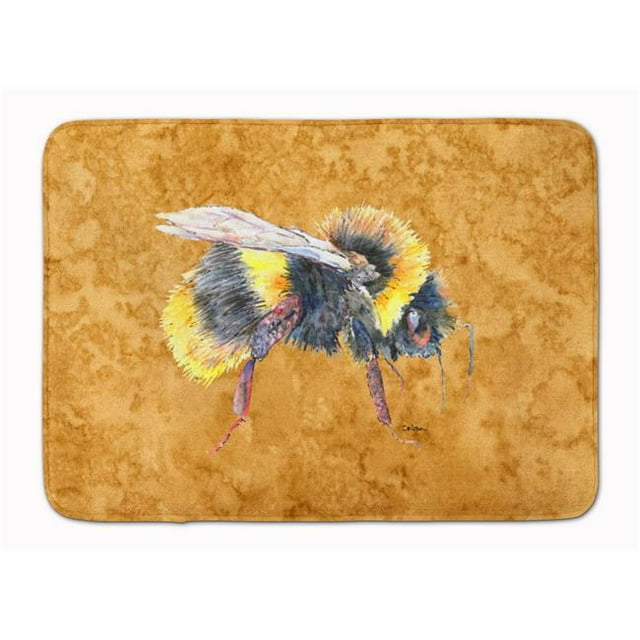 Tapis en Mousse à Mémoire de Forme Lavable en Machine Bee on Gold