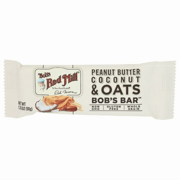 Bob's Red Mill Peanut Butter, Coconut & Oats Better Bar 1.76 oz - Pack of 5