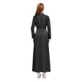 thumbnail image 2 of Choomomo Women's Cassock Church Clergy Dress Long Choir Robe Minister Maxi Dress Priest Preacher Dresses Black XL, 2 of 5