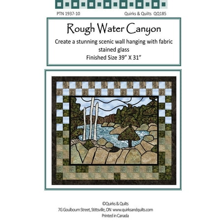 Quilt Wall Hanging - Rough Water Canyon Wall Hanging Quilt Pattern