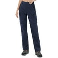 thumbnail image 2 of Wespornow Womens Quick Dry Zip Off Convertible Hiking Pants with 5 Pockets Camping Travel Safari Navy XXL, 2 of 8