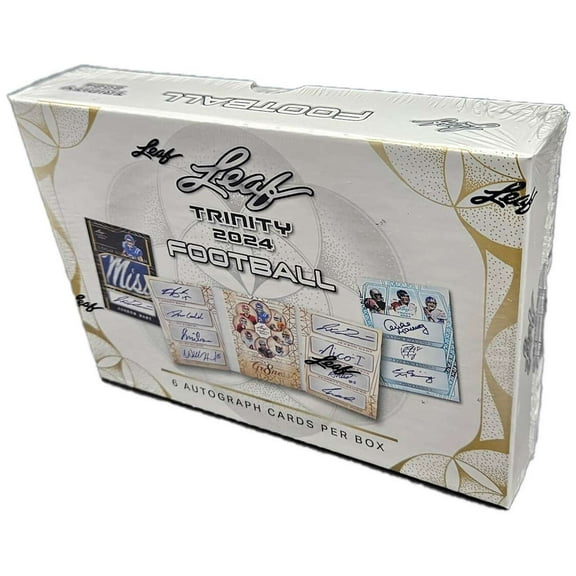 NFL Trinity 2024 Football Trading Card HOBBY Box (6 Autographs Per Box)