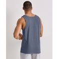 thumbnail image 3 of Hanes Originals Men's Tri-Blend Tank Top Athletic Navy Heather 3XL, 3 of 6