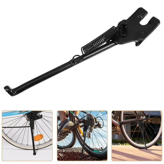 KONTONTY Metal Bike Kickstand Replacement 1 Set Professional Stable Foot Stand for Parking and Commuting