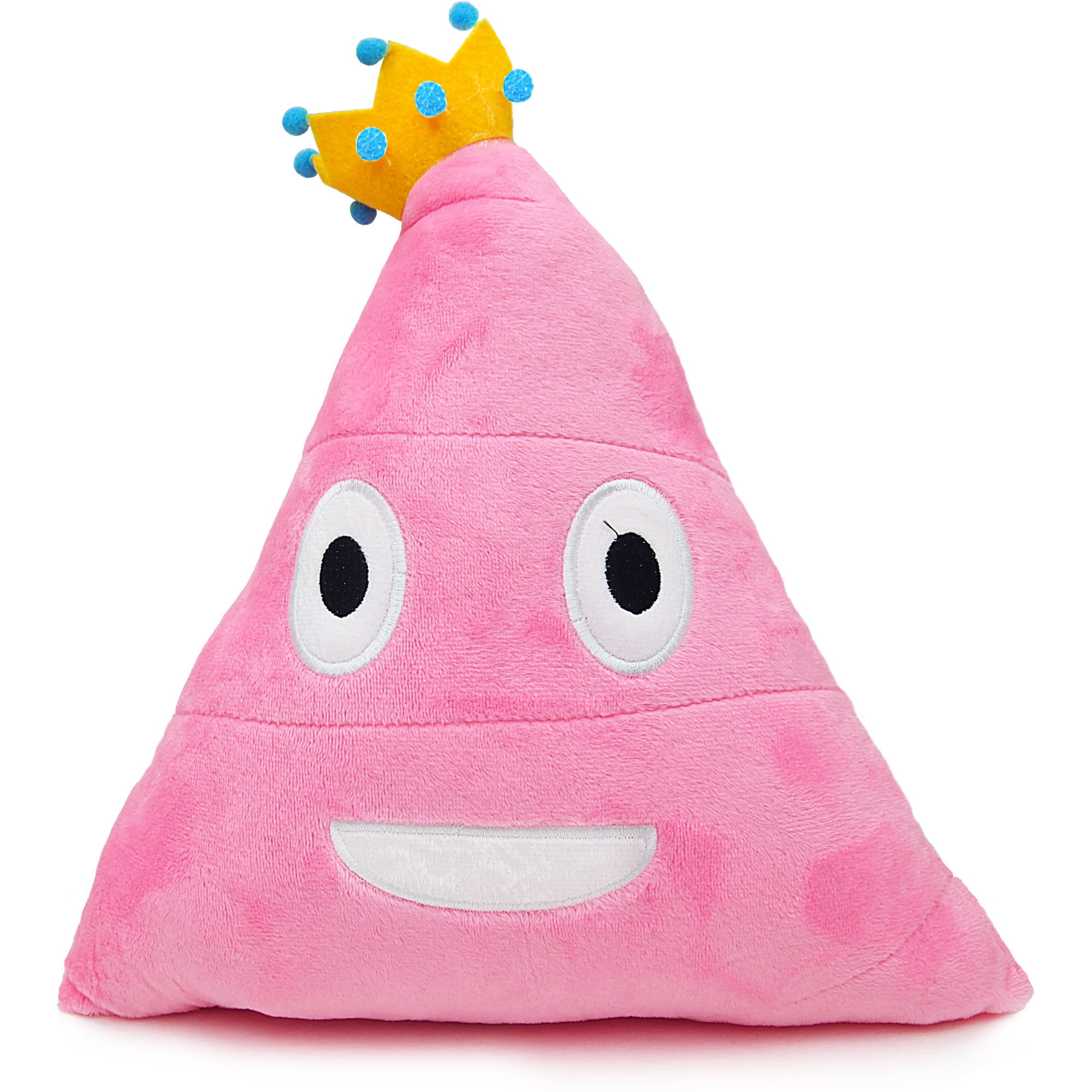 Emoji Princess Poop Plush Pillow, Pink - Walmart.com