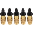 thumbnail image 1 of 5pcs Adjustable Brass Fogger Spray Nozzle Eco-Friendly Atomizing Sprinkler Sprinkler Connector with, 1 of 5