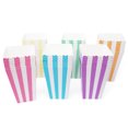 thumbnail image 5 of Mini Popcorn & Candy Favor Treat Boxes For Birthday, Bridal and Baby Shower - Assorted Striped Design - 36 Count (Unicorn Pastel Mix), 5 of 5