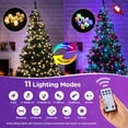 thumbnail image 5 of Aship 164FT 1000LEDs Christmas String Lights, Remote & Timer, 11 Modes Plug in Color Changing String Lights IP44 Waterproof ,Outdoor Indoor Decorations for Xmas Tree, Party, Wedding, 5 of 10