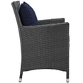 thumbnail image 4 of Modway Sojourn 4 Piece Outdoor Patio Sunbrella? Dining Set in Canvas Navy, 4 of 6
