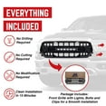 thumbnail image 4 of AMERICAN MODIFIED Armor Front Grille for 2019 to 2024 Dodge Ram, Glossy Black, 4 of 11