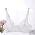thumbnail image 5 of LYEAA Lace Bras for Women Underwire Push Up Bras Supportive Lightweight Breathable Soft Comfortable Everyday Bra White 36, 5 of 5