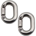 thumbnail image 1 of Coofit 2PCS Chain Link Creative Stainless Steel Chain Connector Chain Quick Link, 1 of 4