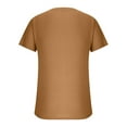 thumbnail image 3 of Men's Cotton Linen Henley Shirt Short Sleeve Casual Summer Band Collar Beach T-Shirts Button-up Solid T-Shirt, 3 of 5