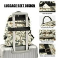 thumbnail image 3 of FORMRS Mini Backpack Purse for Women Travel Daypack Casual Shoulder Bag, Green Birds, 3 of 7