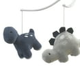 thumbnail image 2 of Bedtime Originals Roar Blue/Gray Dinosaur Musical Baby Crib Mobile, 2 of 4
