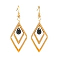 thumbnail image 1 of Dsscvnef Openwork Square Earrings for Teen Girls Minimalist Piercing Studs Earrings, 1 of 9