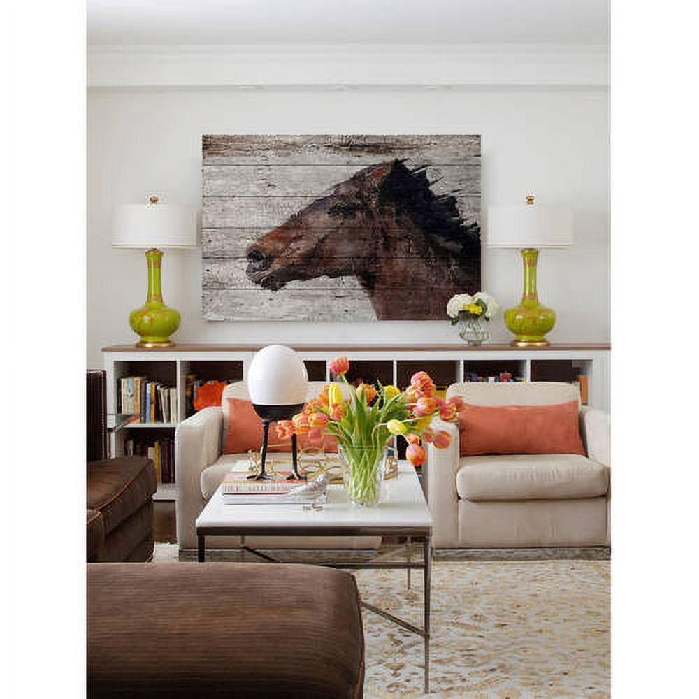 Marmont Hill "Running Wild II" by Irena Orlov Painting Print on White Wood