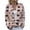 Light Pink, variant on JIAYUE Women Halloween Cardigan Cozy Crew Neck Button Front Knit Sweater Long Sleeve Pumpkin Ghost Print Outerwear For Daily Walking Shopping