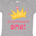 thumbnail image 4 of Inktastic Cute Princess is One 1st Birthday Girls Baby Bodysuit, 4 of 5