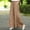 Brown, variant on Women's Vintage Embroidery Pants Liweisiy Elastic Waist Wide Leg Multi Color Trendy Trousers Graphic Casual Baggy Pants White 2XL