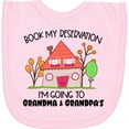 thumbnail image 2 of Inktastic Book My Reservation I'm Going to Grandma and Grandpa's Newborn Bib, 2 of 3