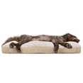 thumbnail image 3 of Furhaven 33308012 Ultra Plush Deluxe Ortho Mat - Cream  Large Pet Bed, 3 of 5
