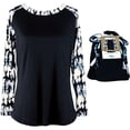 thumbnail image 3 of Hello Mello Trendy Womens Loungewear Tops, Long Sleeve with Tote Bag, 3 of 4