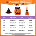 thumbnail image 2 of URMAGIC 0-3T Newborn Baby Boys Girls Halloween Romper Pumpkin Bodysuit with Hat Handbag, 2 of 10