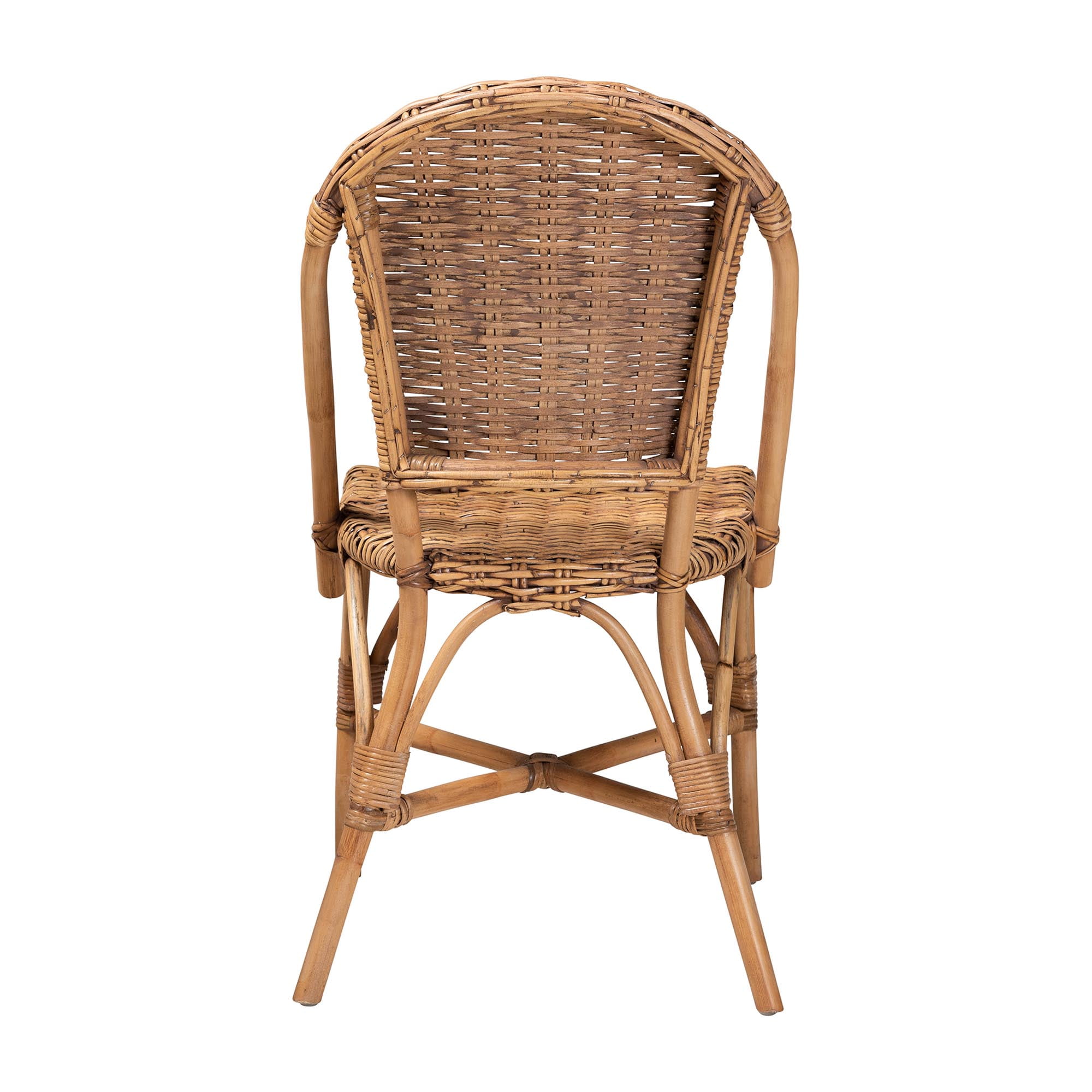 bali & pari Neola Boho Dining Chair, Natural Brown