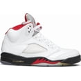 thumbnail image 1 of Ni - ke Size 12 - Air Jordan 5 Retro 2013 White Fire Red, 1 of 5