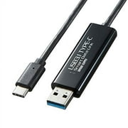 Sanwa Supply USB Link Cable Type C Data Migration Mac/Windows Compatible KB-USB-Link5