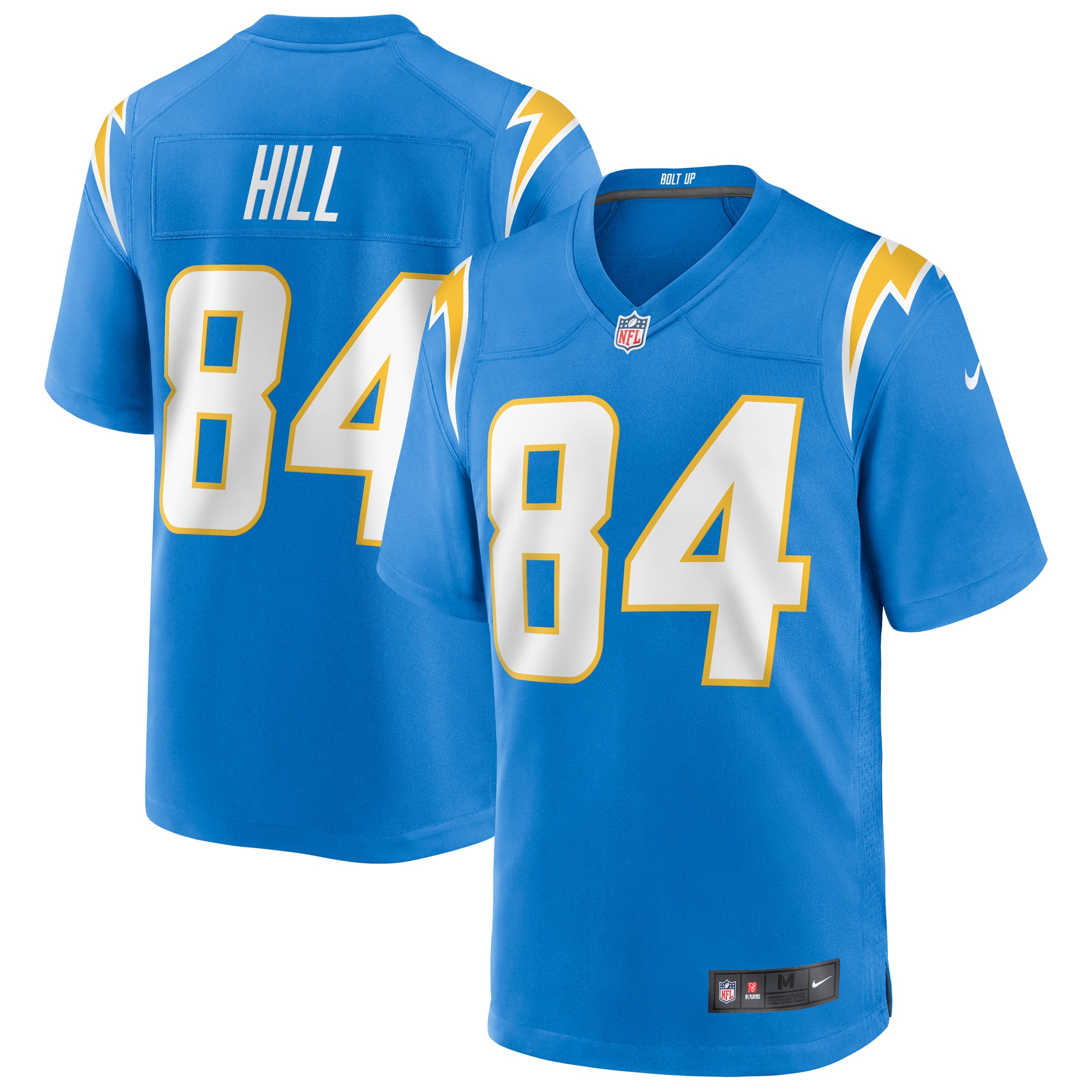 kj hill chargers jersey
