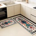 thumbnail image 5 of Kitchen Rugs Sets of 3 Non Slip Washable Kitchen Mats for Floor, Waterproof Kitchen Runner Rug, Floor Mat Carpet for Entryway, Laundry, Sink, Hallway, Bathroom, 5 of 12
