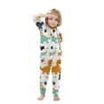 thumbnail image 2 of WXLWZYWL Family Halloween Pajamas Matching Sets Halloween Costumes 2024 Family Halloween Dinosaur Pumpkin Spider Ghost Printed Pajamas Funny Zipper Hooded Jumpsuit Pjs Matching Onesie, 2 of 4