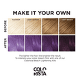 thumbnail image 5 of L'Oreal Paris Colorista Semi-Permanent Hair Color, Light Bleached Blondes, Purple, 1 Kit, 5 of 8