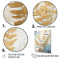 thumbnail image 3 of Designart "Tranquil Retreat Amongst The Gold Ferns V" Ferns Floater Framed Wall Art Prints, 3 of 5