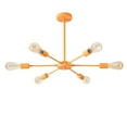 thumbnail image 2 of angelo:HOME Lane 6 Light Chandelier in Vintage Orange, 2 of 3