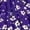 Purple, variant on Purple Plus Size Summer Casual Ditsy Floral Square Neck Puff Sleeve Tiered Maxi Dress