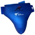 thumbnail image 1 of Protector de entrepierna Cinturón elástico ajustable Protector PU Cómodo protector de ingle profesional para Taekwondo Kickboxing Deportes de Sunnimix Protector de entrepierna, 1 of 3