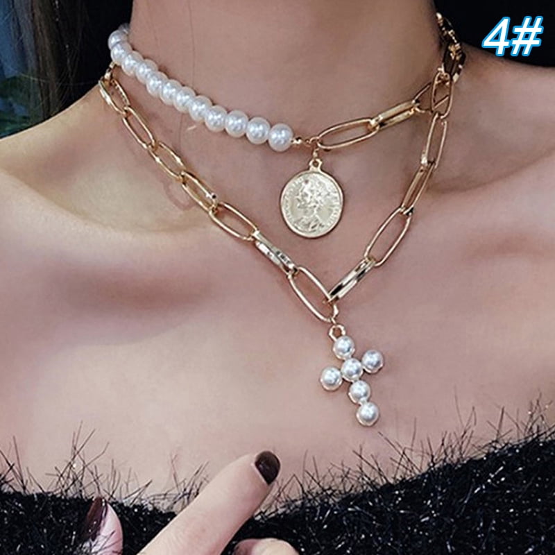 HiGRACE Layered Choker Necklace 