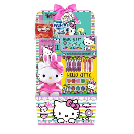 Deluxe Hello Kitty Activity & Sport Easter Basket, 7 Piece