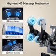 thumbnail image 6 of Real Relax 4D Full Body Massage Chair, Zero Gravity SL Track Recliner with Negative Ion Purification, Aromatherapy, Yoga Stretching, Auto Body Scan, Brown, 6 of 9