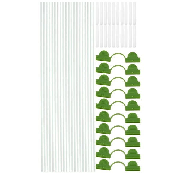 1 juego de aros para invernadero, túneles de cultivo, aros de soporte largos