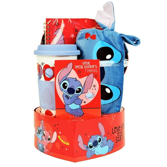 Stitch Heart Box Valentines Gift Set