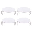 thumbnail image 1 of 4 Pcs Support de Four à Micro-Ondes, Plateau de Four à Micro-Ondes, Supports de Rangement en Couches, 1 of 8