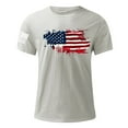 thumbnail image 3 of GERsome Men's 4th of July T Shirts Summer Loose Fit Short Sleeve Crewneck American Flag Patriotic Tops USA Flag Stars Stripes Graphic Tee M-3XL, 3 of 4
