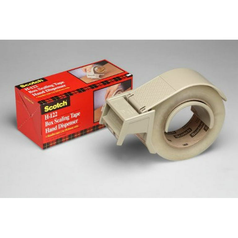 Compact and Quick Loading Dispenser for Box Sealing Tape 3" Core,  Plastic, Gray 